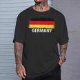 Germany Flag Name For Proud Deutsche As German Logo S T-Shirt Geschenke für Ihn