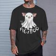 Ghost Pig Costume Pig A Boo Farmer Animal Halloween Costume T-Shirt Gifts for Him