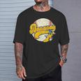 Lets Go Bananas Banana Playing Baseball Baseball Player T-Shirt Gifts for Him
