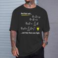 God Said Maxwells Equations And Then There Was Light Physics Maglietta Regalos para él