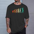 Golf Human Evolution Golfers Golf Players Golfing Apparel T-Shirt Gifts for Him