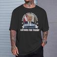 Gracias Al Presidente Donald Latinos Por Trump Camiseta unisex Regalos para él