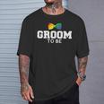 Groom Lgbt Camicia Gay Wedding Bachelor Maglietta Regalos para él