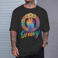 Groovy Peace Sign Tie Dye Hippie T-Shirt Gifts for Him