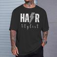 Hairdresser Hairstylists Hairstyling Beautician Hair Salon T-Shirt Gifts for Him
