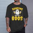 Happy Halloween Hanging With My Boos Halloween Ghost T-Shirt Gifts for Him