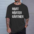 Hard Hardener Gardener Landscape Gardenerintage T-Shirt Geschenke für Ihn