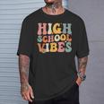 High School Vibes High School Team Retro 1St Day Of School T-Shirt Gifts for Him