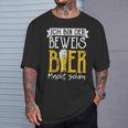 Ich Bin Der Beweis Bier Macht Schön Sauftour Biertrinker German T-Shirt Geschenke für Ihn