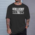 Ich Licht Nix Ton Lichttechnik Light-Crew Lichttechniker T-Shirt Geschenke für Ihn