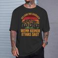 Ich Liebe Das Geräusch Wenn Keiner Etwas Sagt Berge Baume T-Shirt Geschenke für Ihn