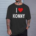 Ich Liebe Konny T-Shirt Geschenke für Ihn