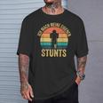 Ich Mache Meine Own Stunts Gipsbein Fussbrochen T-Shirt Geschenke für Ihn