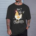 Ich Rede Mit Hühnern Pollo Coop Farmer Uova Pollo Regalo Maglietta Regalos para él