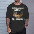 Ich Schnarche Nicht Ich Brumme Sleep Pyjamas Sleep T-Shirt Geschenke für Ihn