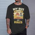Il Mio Autobus Le Mie Regole My Bus My Rules Con Collo A Maglietta Regalos para él