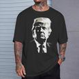 Imagen De La Cabeza Del Presidente Trump Usa 2024Otación Elección Us Maga Camiseta unisex Regalos para él
