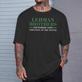 Impiegato Dell'anno 2008 Di Lehman Brothers Maglietta Regalos para él