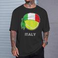 Italia De Tenis Para Hombre Para Jugadores Italianos Tenis Italianos Camiseta unisex Regalos para él