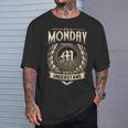 Its A Monday Thing You Wouldnt Understand Name Vintage T-Shirt Gifts for Him