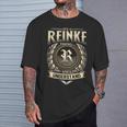 Its A Reinke Thing You Wouldnt Understand Name Vintage T-Shirt Gifts for Him