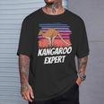 Kangaroo Expert Canguro Animale Canguri Amante Australia Maglietta Regalos para él