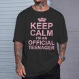 Keep Calm I'm An Official Nager Divertente 13 Anni Bday Maglietta Regalos para él