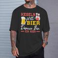 Kegel Und Bier T-Shirt Geschenke für Ihn