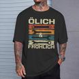 Kfz Mechaniker Ölich Aber Frohlich T-Shirt Geschenke für Ihn