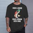 With Koi Carp Garden Pond Koi & Beer Das Gönn Ich Mir T-Shirt Geschenke für Ihn