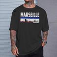 La Mia Marsiglia Skyline Francia Marsiglia Maglietta Regalos para él