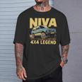 Lada Niva 4X4 Offroad T-Shirt Geschenke für Ihn