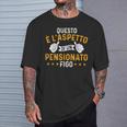 L'aspetto Di Un Pensionato Figo Pensionamento Pensione Maglietta Regalos para él