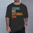 Legende Seit September 2004 20 Jahre T-Shirt Geschenke für Ihn