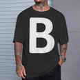 Letter B T-Shirt Geschenke für Ihn