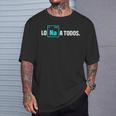 Lo Sodio A Todos Los Odio A Todos Cuello Camiseta unisex Regalos para él