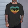 I Love 70S Music Concert Vintage Heart Rock Band T-Shirt Gifts for Him