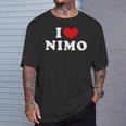 I Love Nimo I Love Nimo T-Shirt Geschenke für Ihn