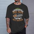 Lumberjack Papa Will Holz Machen Chainsaw Forstwirt T-Shirt Geschenke für Ihn