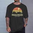Madridintage Camisa De Horizontal City De Madrid Camiseta unisex Regalos para él