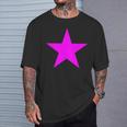 Magenta Star Onarious Colours T-Shirt Geschenke für Ihn