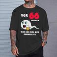 Männer 66 Jahre War Ich Mal Der Fastste 66Th Birthday T-Shirt Geschenke für Ihn