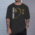 Más Bajos Clave De Sol Contrabajo Camiseta unisex Regalos para él