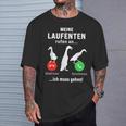 Meine Laufente Rufen An Laufentenstall Duck Breeding T-Shirt Geschenke für Ihn