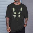 Metal Punk Cat Grunge Gothic Goth Witchy T-Shirt Geschenke für Ihn