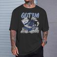 Midnight Navy Graphic Match Got'em Dollar Match T-Shirt Gifts for Him