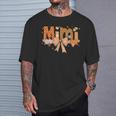 Mimi Pumpkin Fall Coquette Bow Thanksgiving Mom Women T-Shirt Gifts for Him