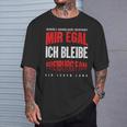 Mir Egal Ich Bleibe Freiburg Fan Football Fan T-Shirt Geschenke für Ihn