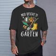 Mir Reicht Ich Geh In Den Garten Papa Mama Garten Gardener T-Shirt Geschenke für Ihn