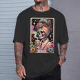 The Mom Tarot Card Messy Bun Coffee Mommy Mama T-Shirt Gifts for Him